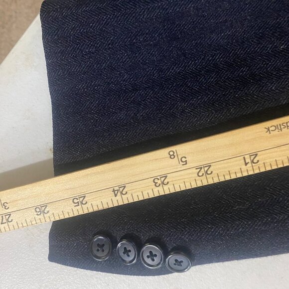 Hart Schaffner &‎ Marx Rothschild Long Wool Coat Mens Size 48 in Chest  Overcoat - Picture 13 of 14